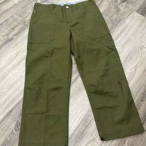 Hurley Women's Lowrider Cargo Pant Size 9 Olive Green
